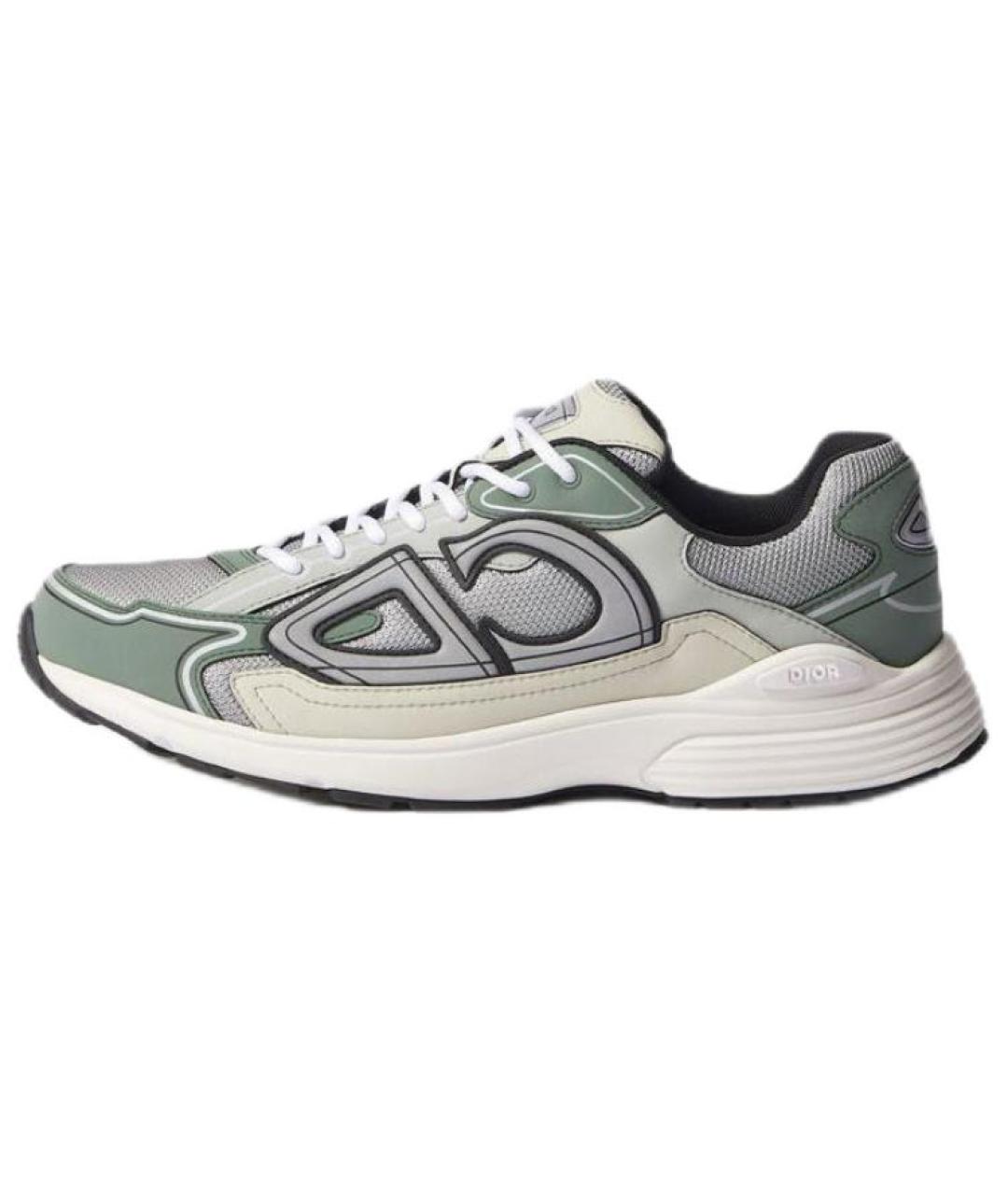 CHRISTIAN DIOR Серые низкие кроссовки / кеды, фото 2