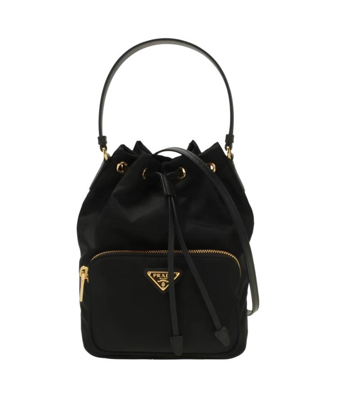 PRADA Черная нейлоновая сумка через плечо, фото 1