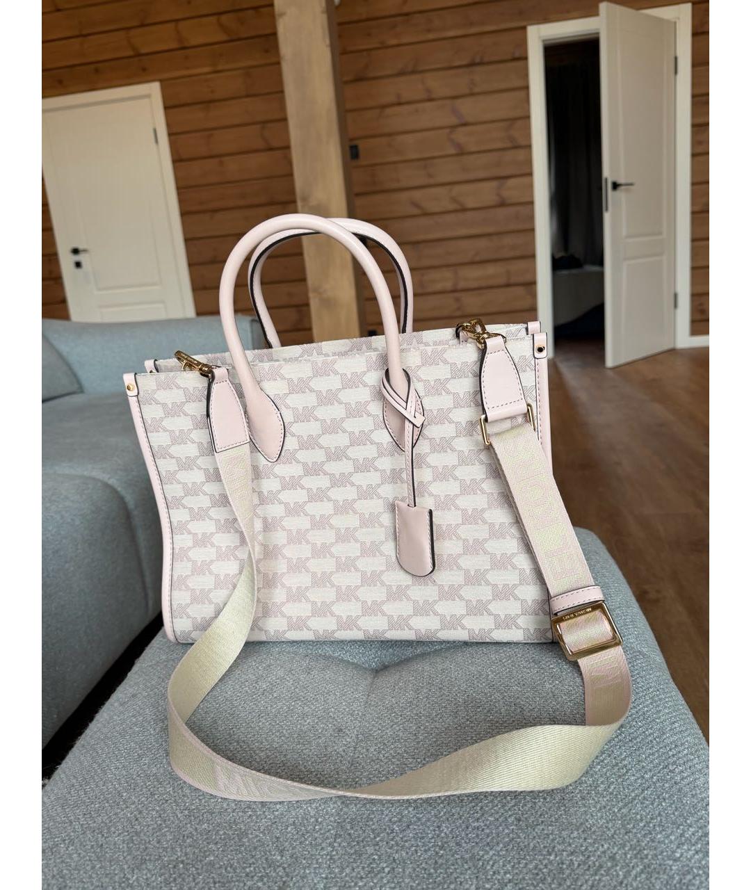 MICHAEL KORS Розовая сумка с короткими ручками, фото 2