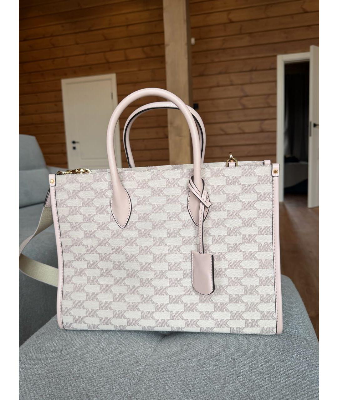 MICHAEL KORS Розовая сумка с короткими ручками, фото 5