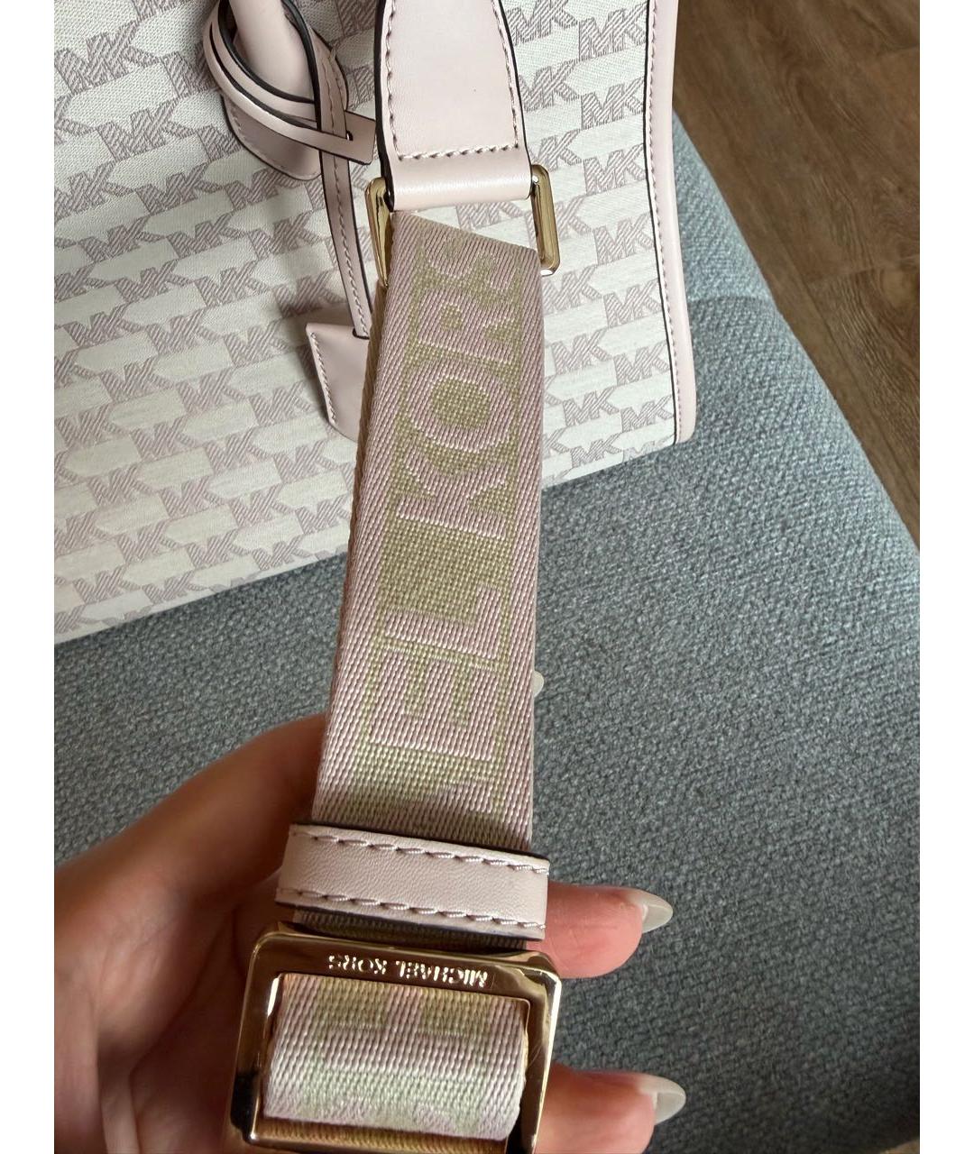 MICHAEL KORS Розовая сумка с короткими ручками, фото 4