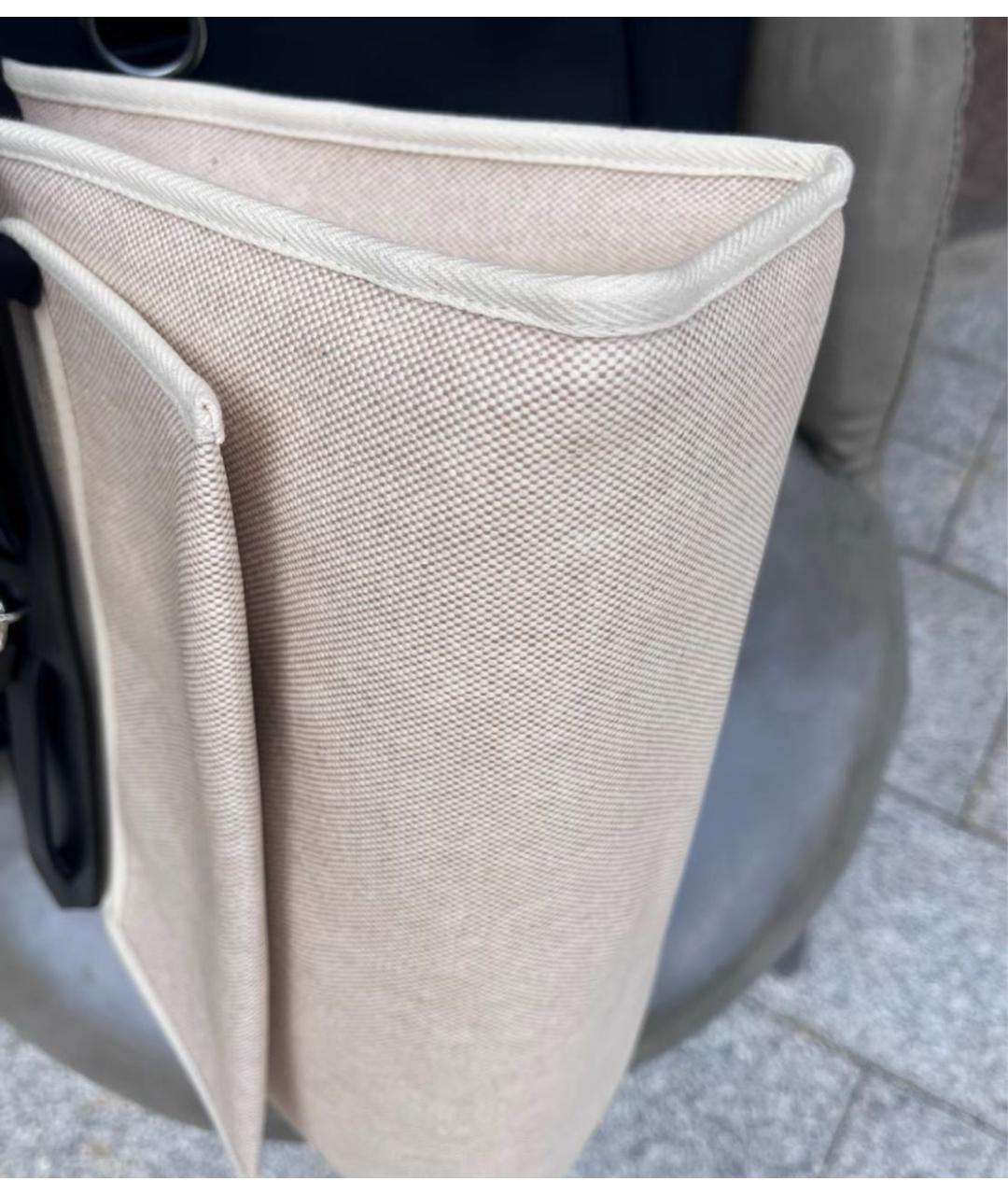 HERMES Тканевая сумка через плечо, фото 5