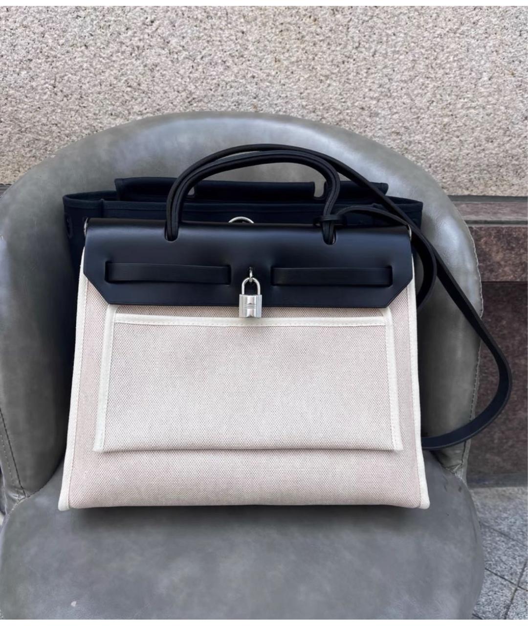 HERMES Тканевая сумка через плечо, фото 2