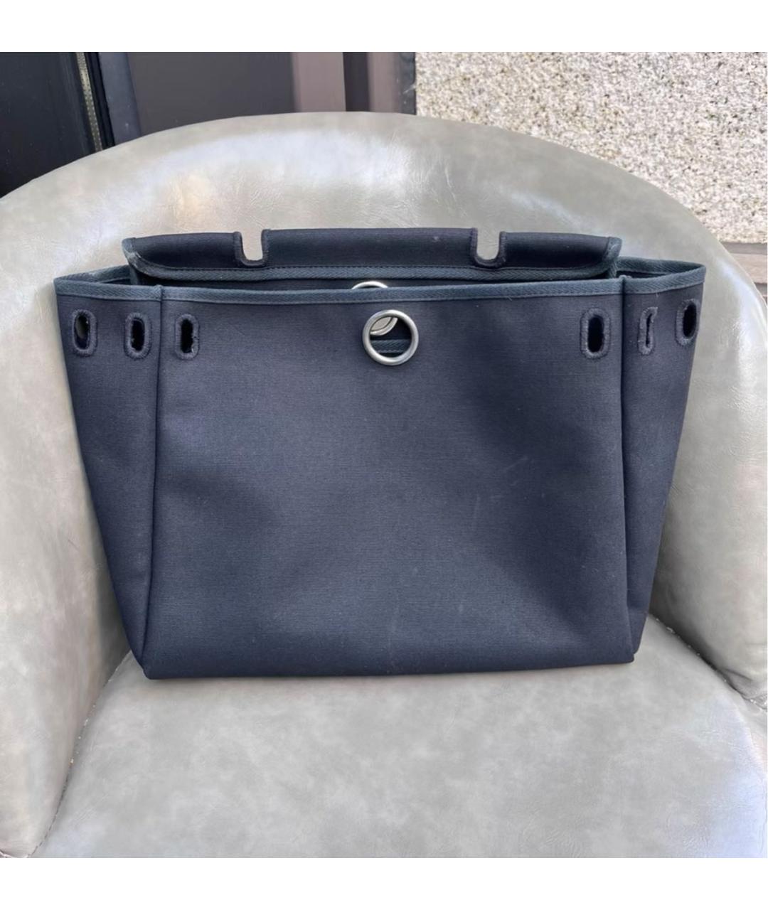 HERMES Бежевая тканевая сумка через плечо, фото 7