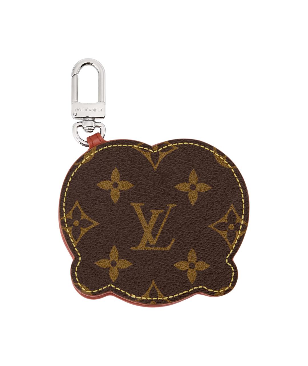 LOUIS VUITTON Коричневый кожаный кошелек, фото 2