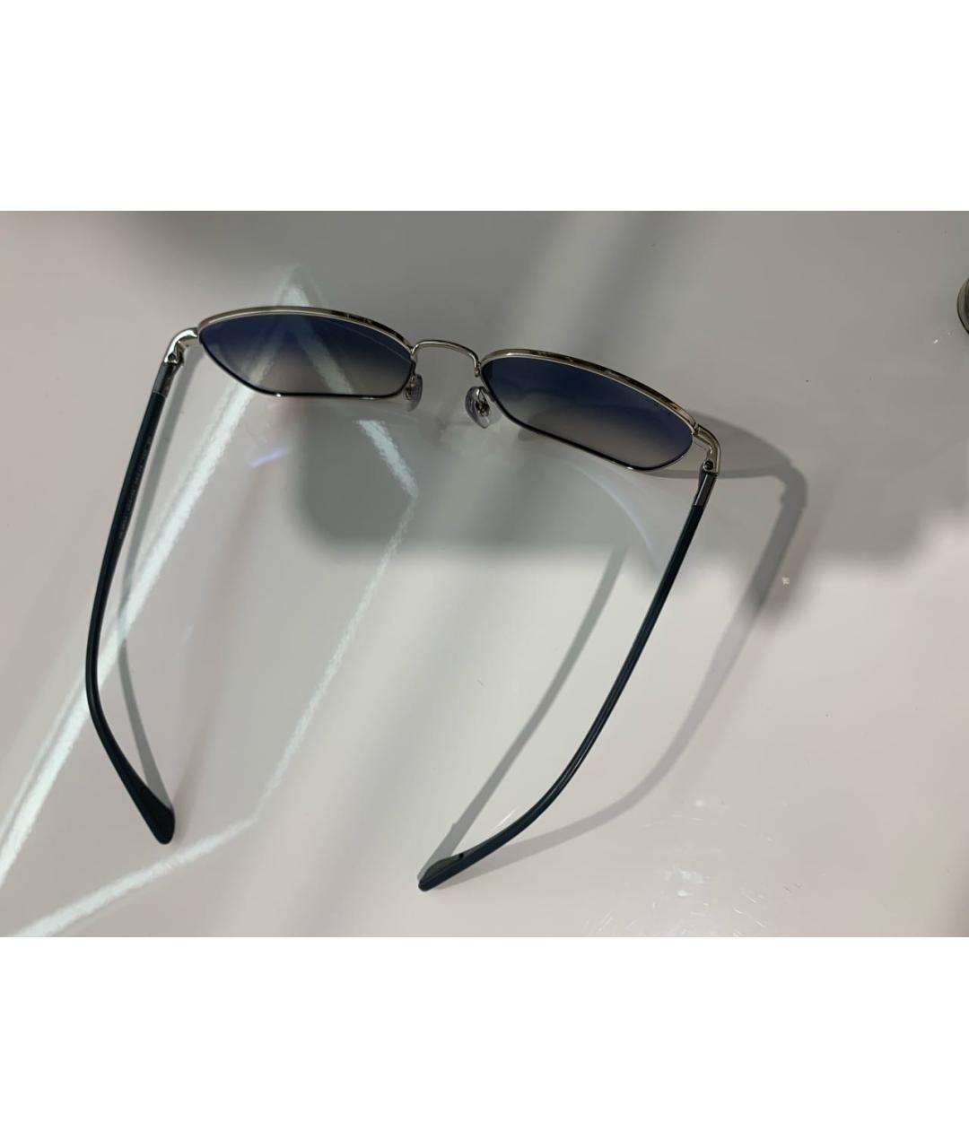 RAY BAN Серебряные металлические солнцезащитные очки, фото 2