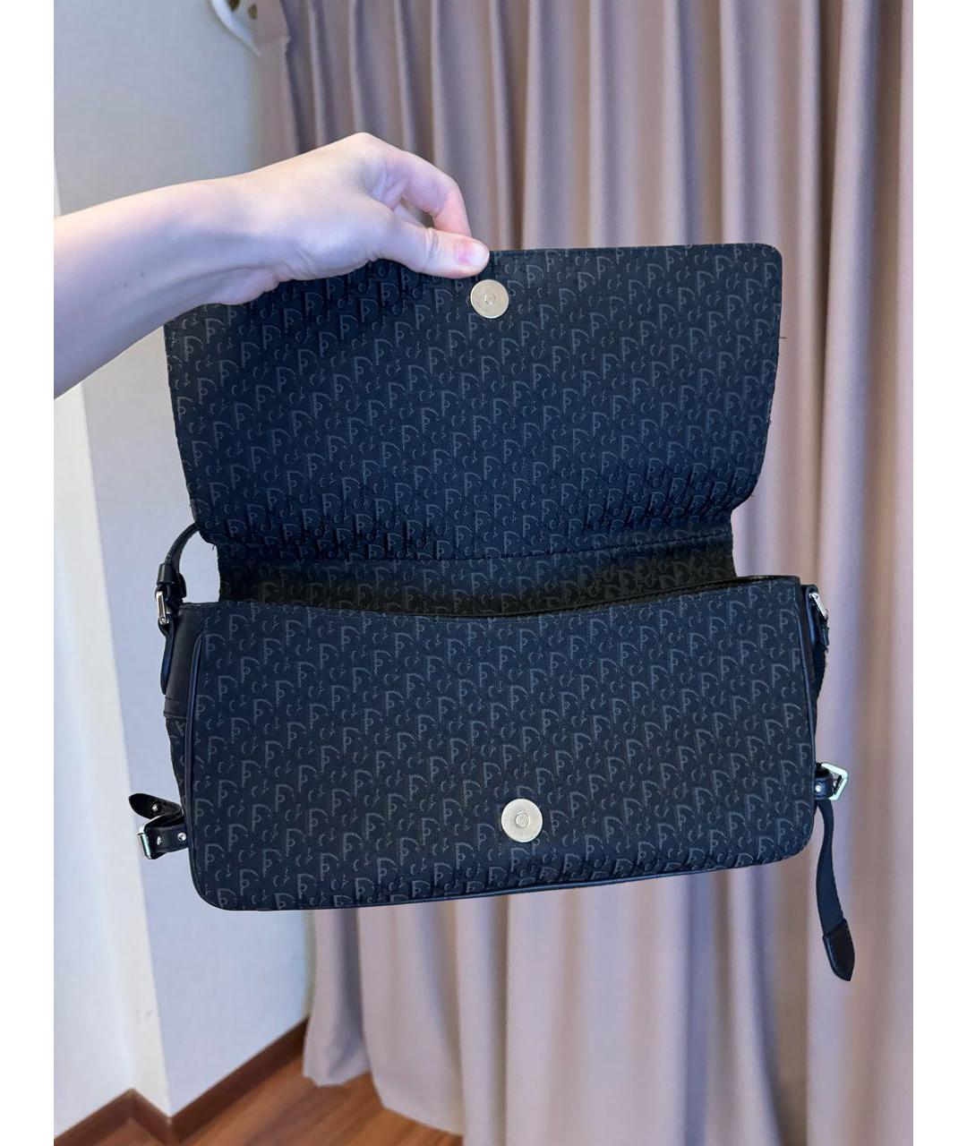 CHRISTIAN DIOR Черная сумка с короткими ручками, фото 4