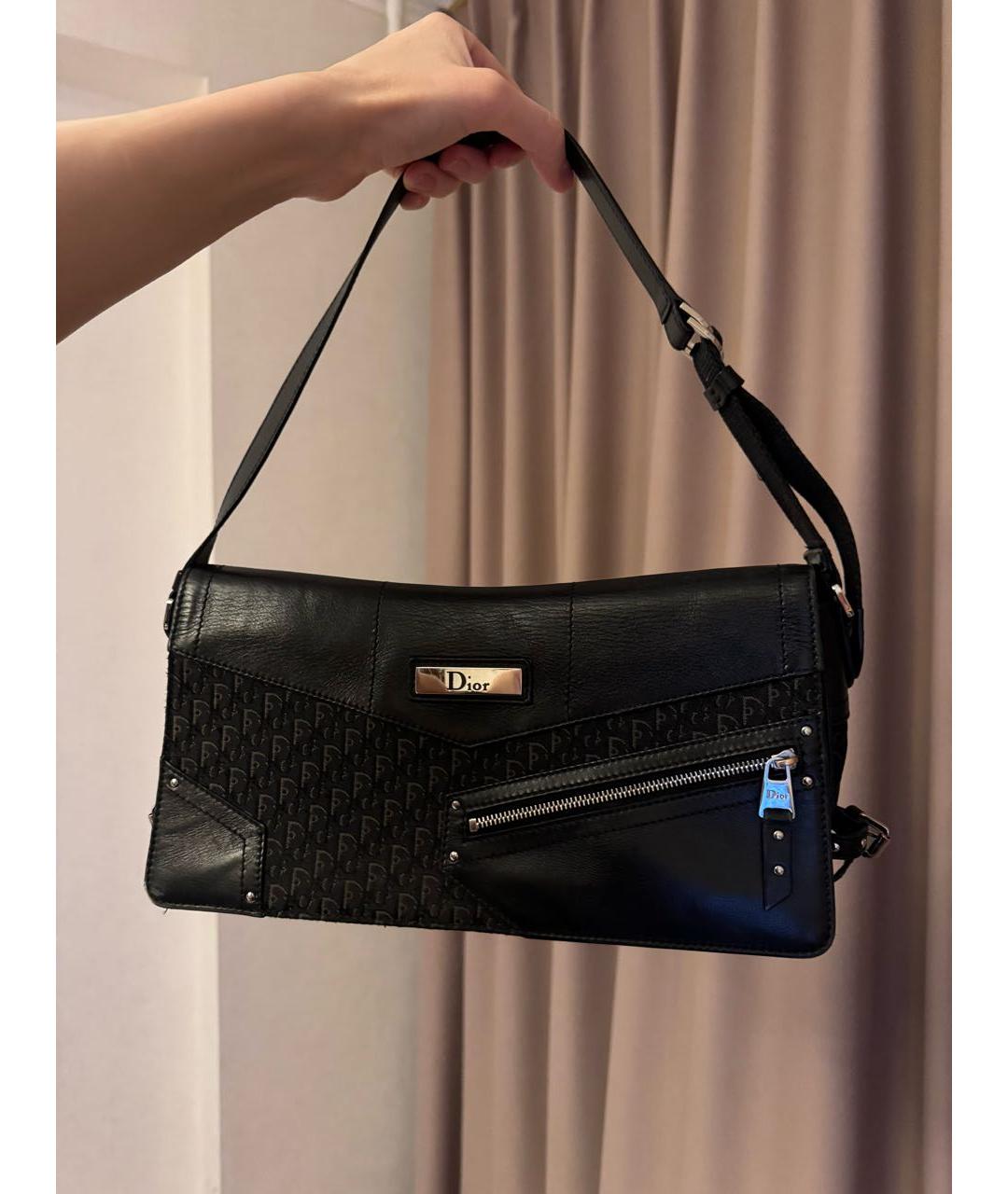 CHRISTIAN DIOR Черная сумка с короткими ручками, фото 2