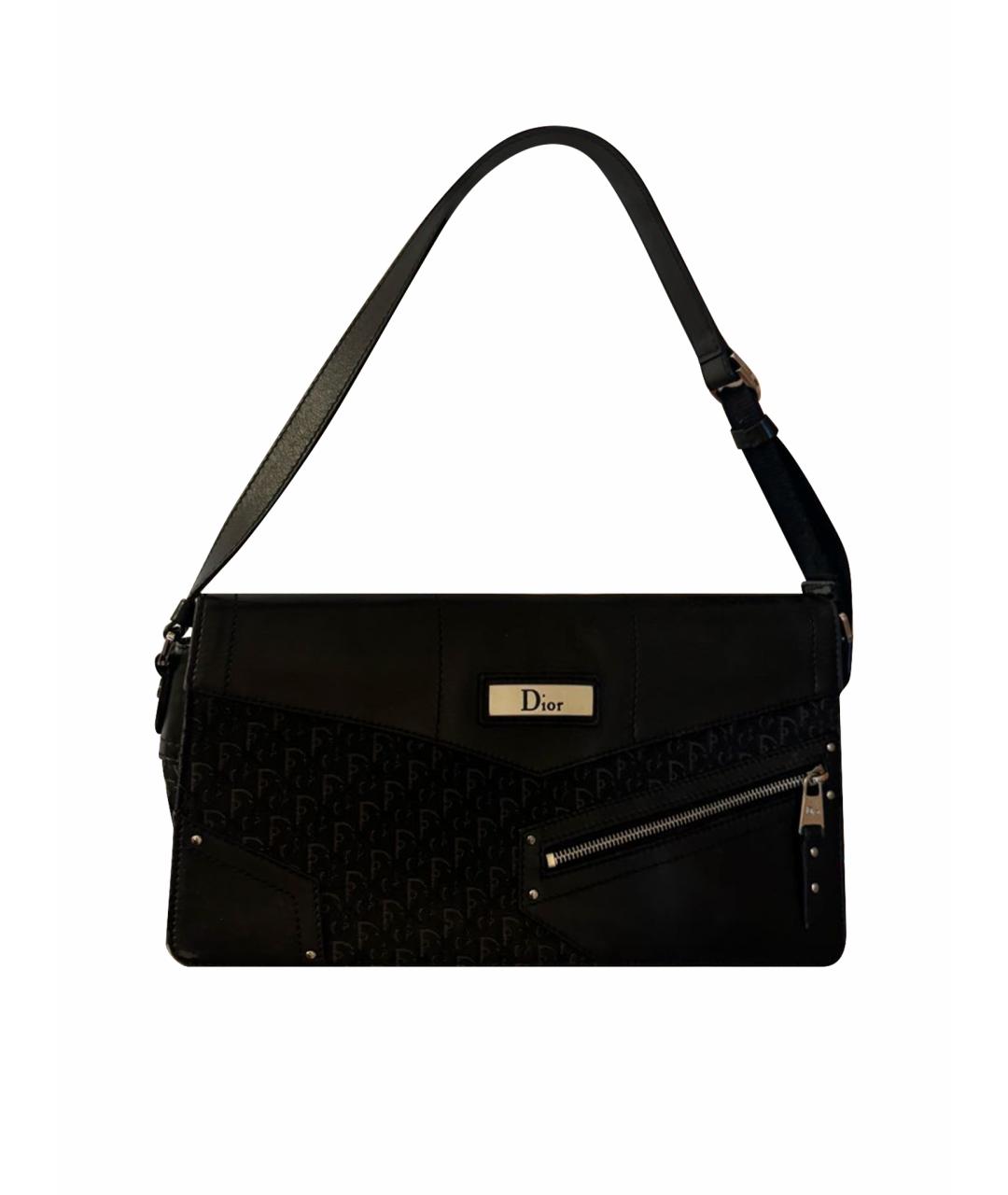 CHRISTIAN DIOR Черная сумка с короткими ручками, фото 1