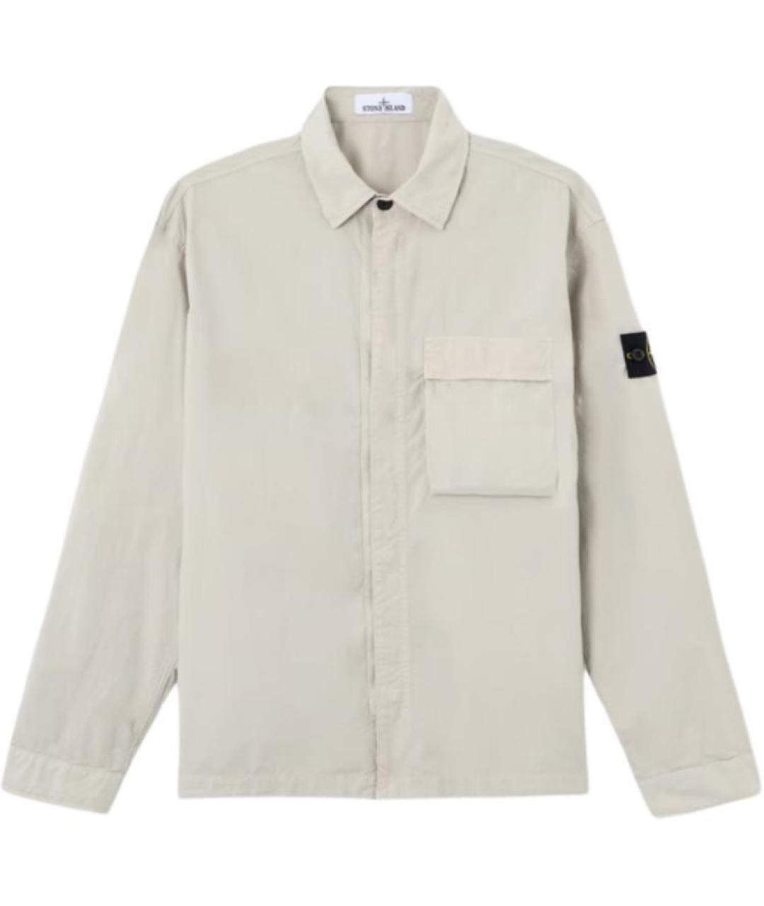 STONE ISLAND Серая классическая рубашка, фото 1