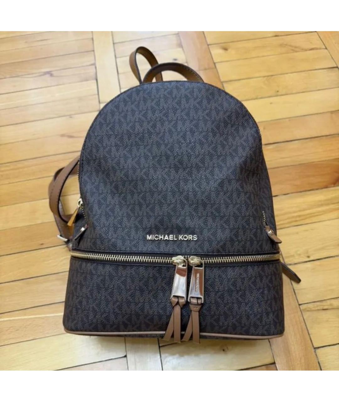 MICHAEL KORS Коричневый рюкзак, фото 7