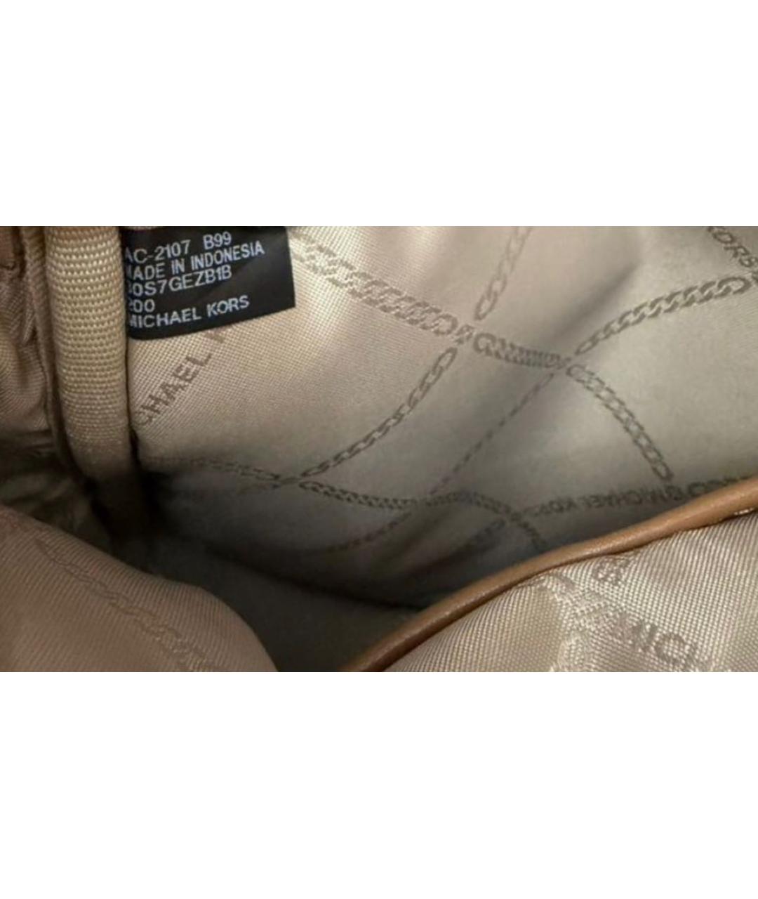 MICHAEL KORS Коричневый рюкзак, фото 4