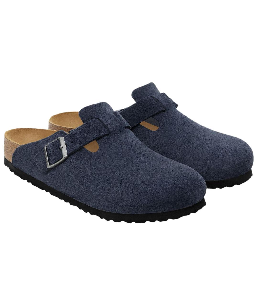 BIRKENSTOCK Темно-синие сабо, фото 3