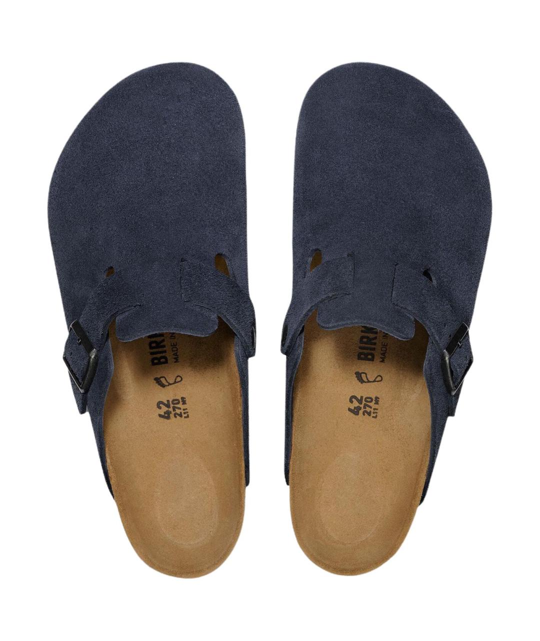 BIRKENSTOCK Темно-синие сабо, фото 4