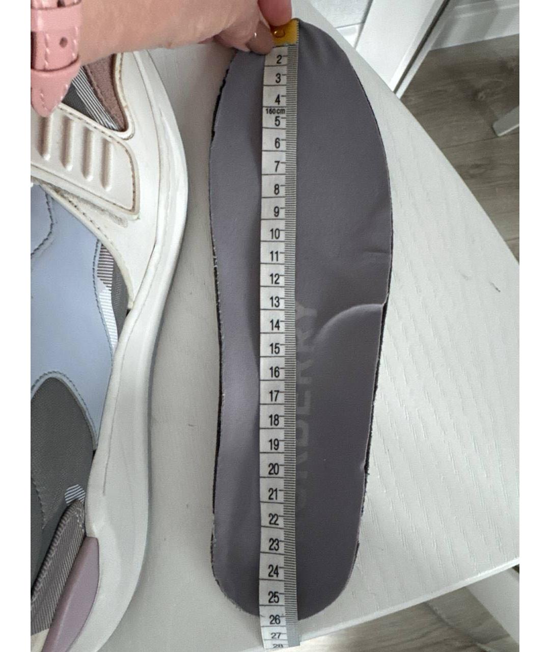 BURBERRY Фиолетовые замшевые кроссовки, фото 6