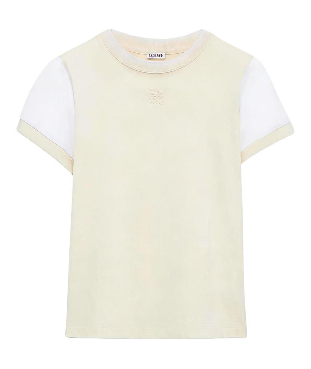 LOEWE Бежевая футболка, фото 1