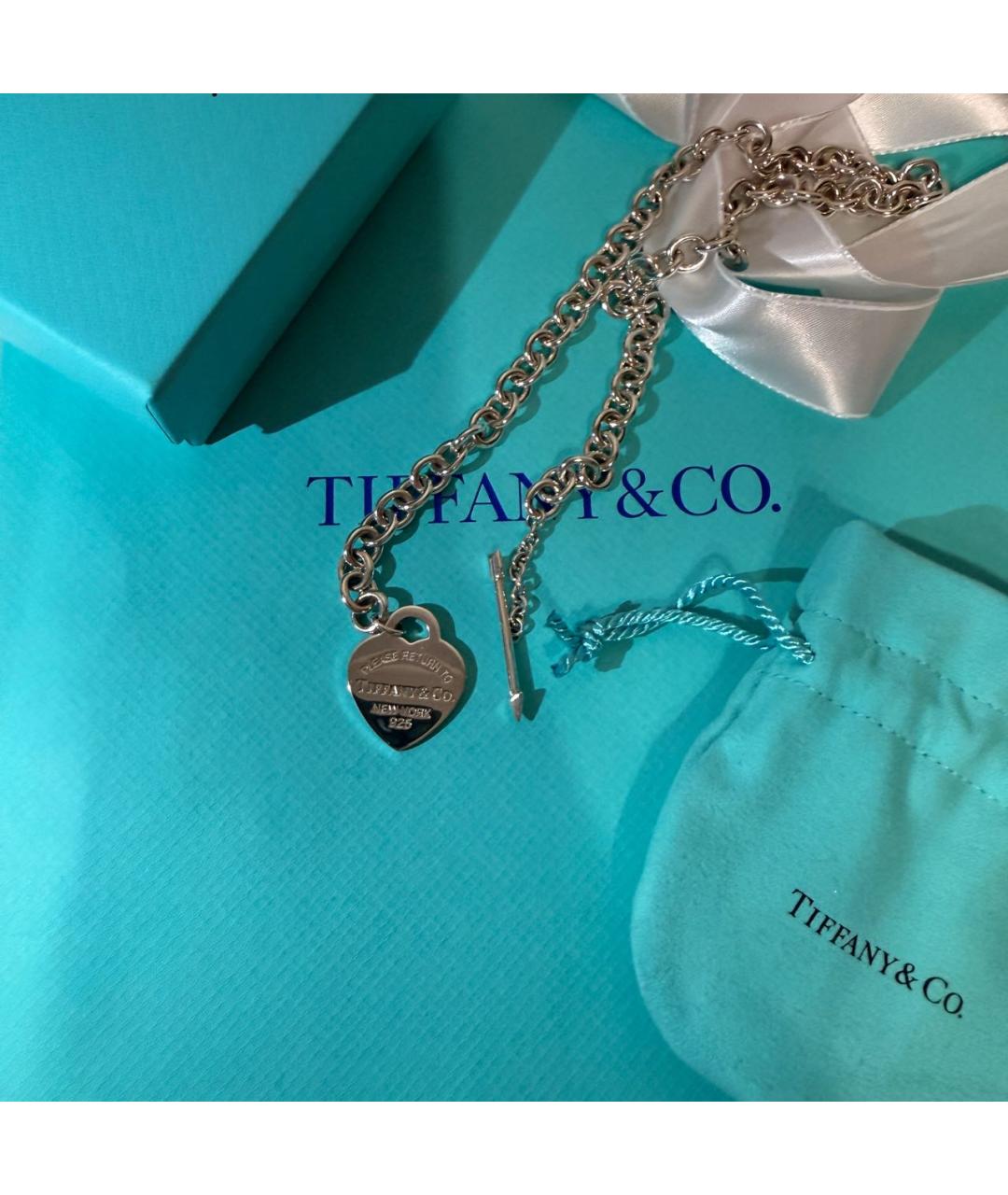 TIFFANY&CO Серебряное серебряное колье, фото 5
