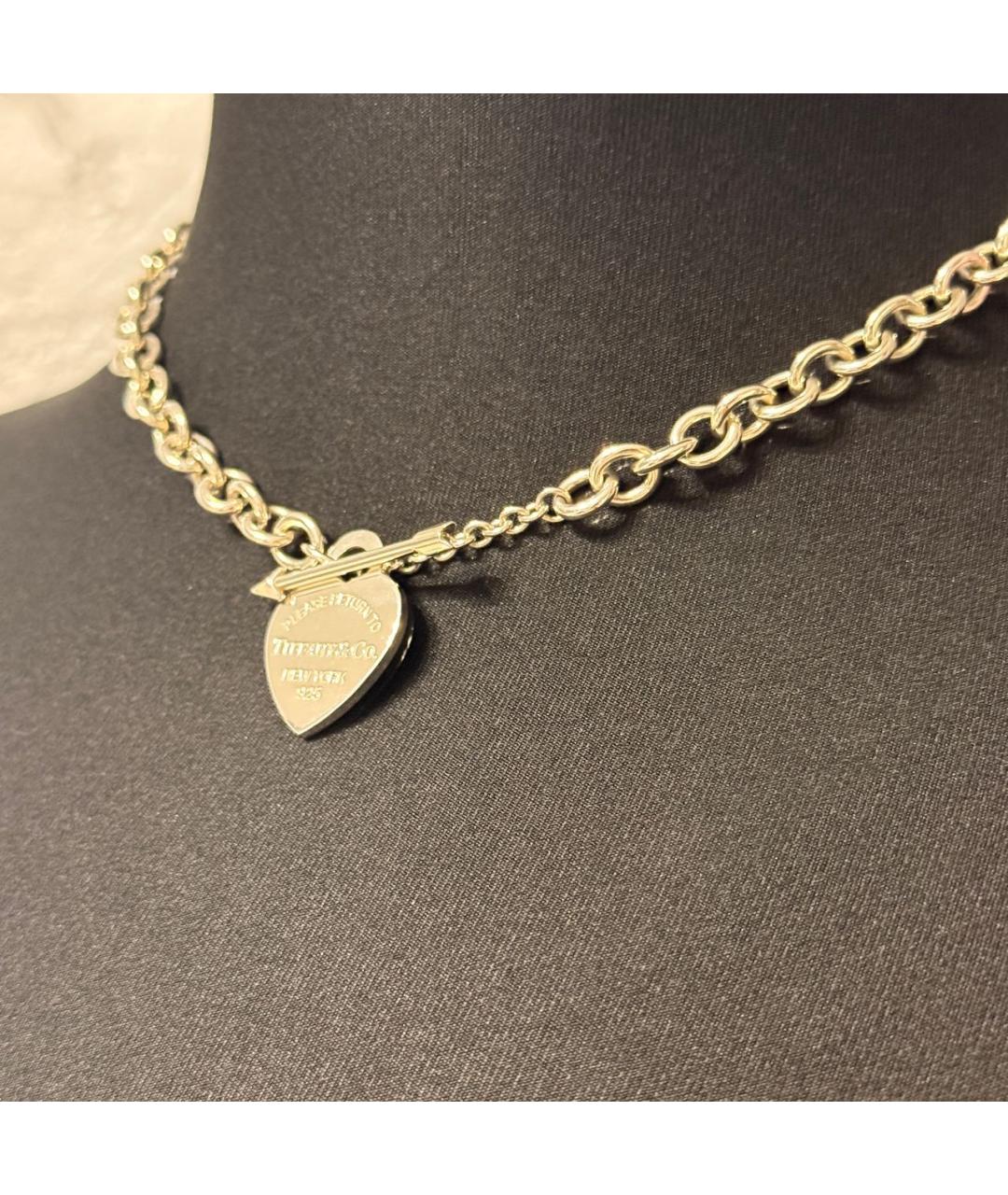 TIFFANY&CO Серебряное серебряное колье, фото 3