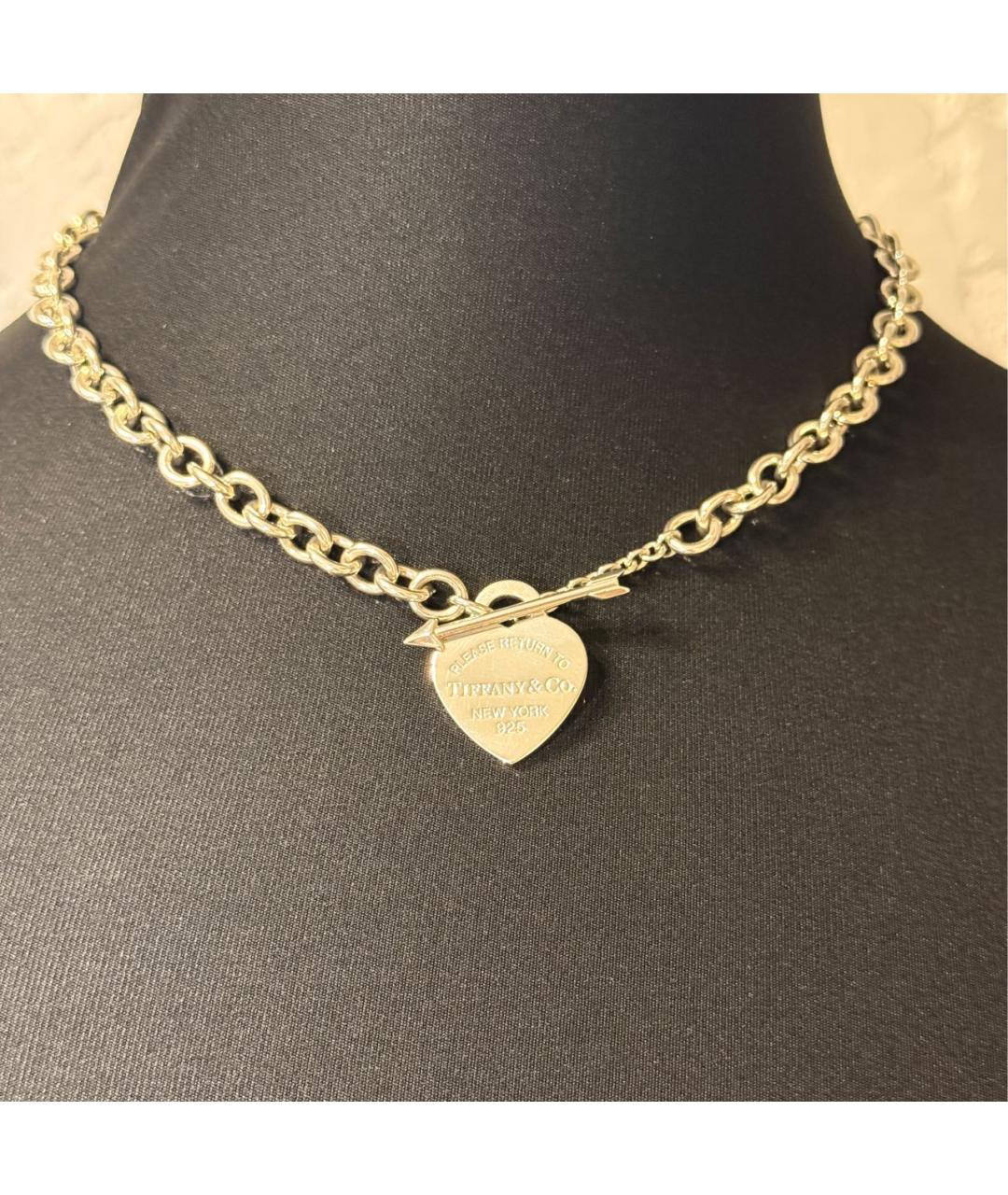 TIFFANY&CO Серебряное серебряное колье, фото 2
