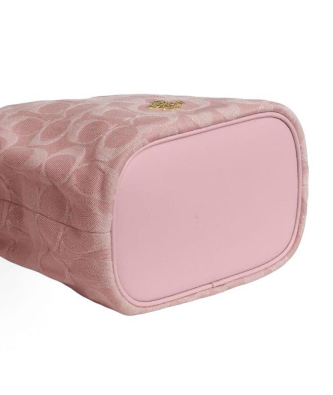 COACH Розовая сумка через плечо, фото 4