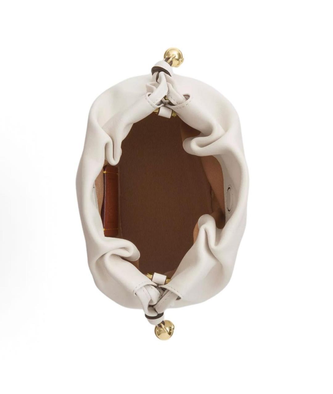 COACH Белая кожаная сумка через плечо, фото 3