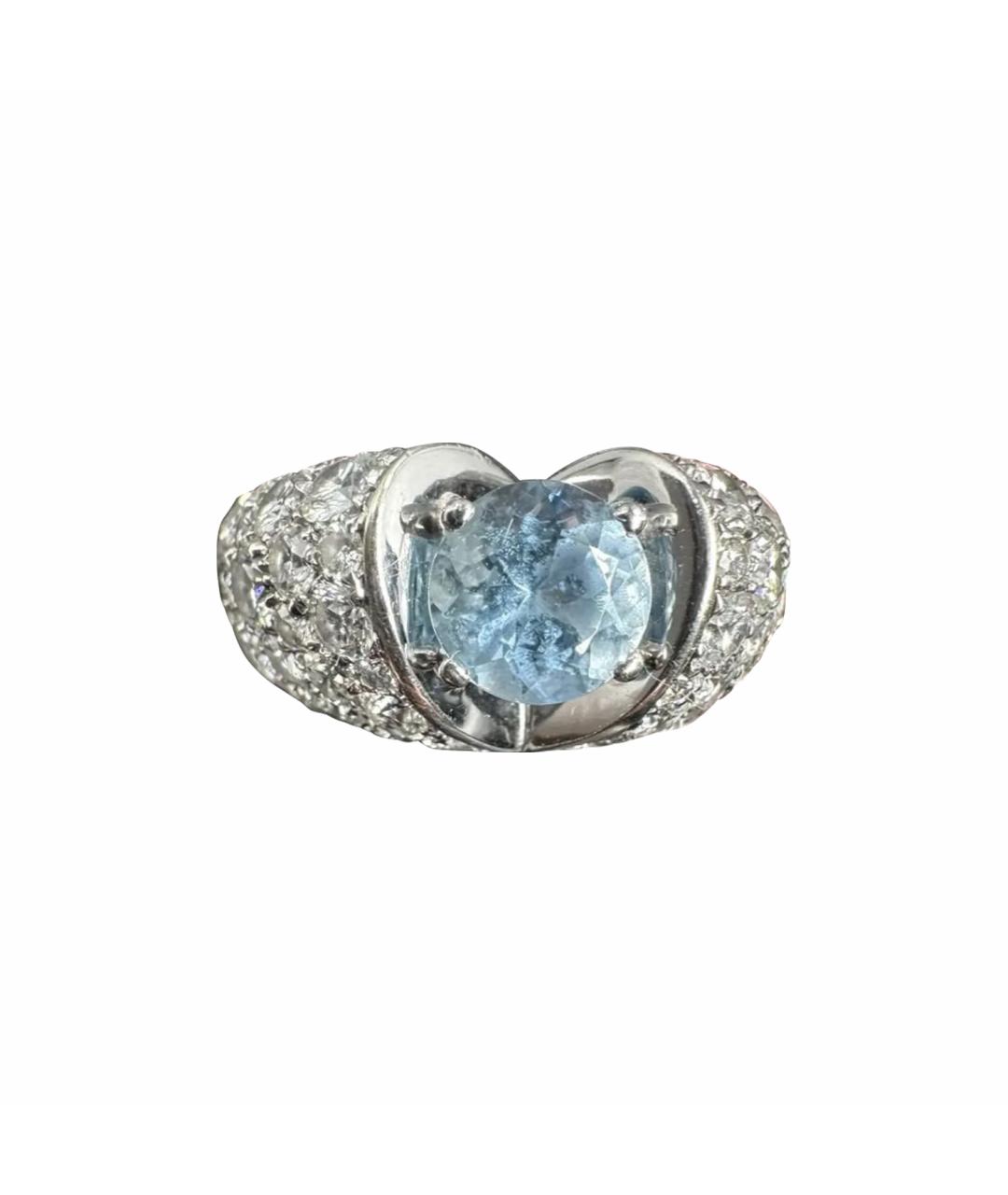 ESCADA Голубое кольцо из белого золота, фото 1