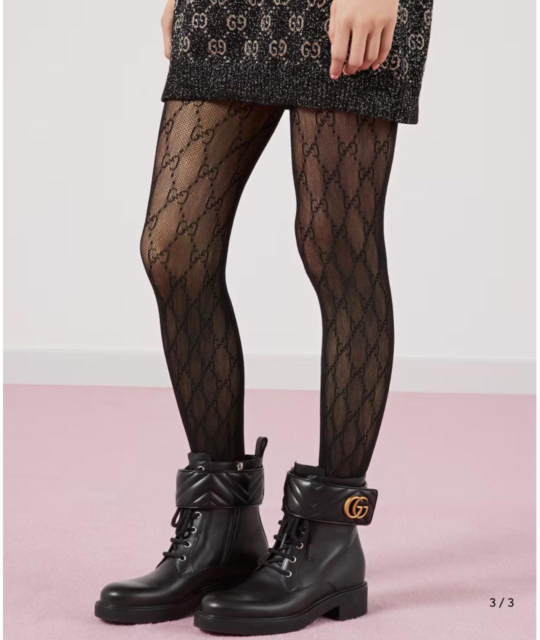GUCCI Черные носки, чулки и колготы, фото 2