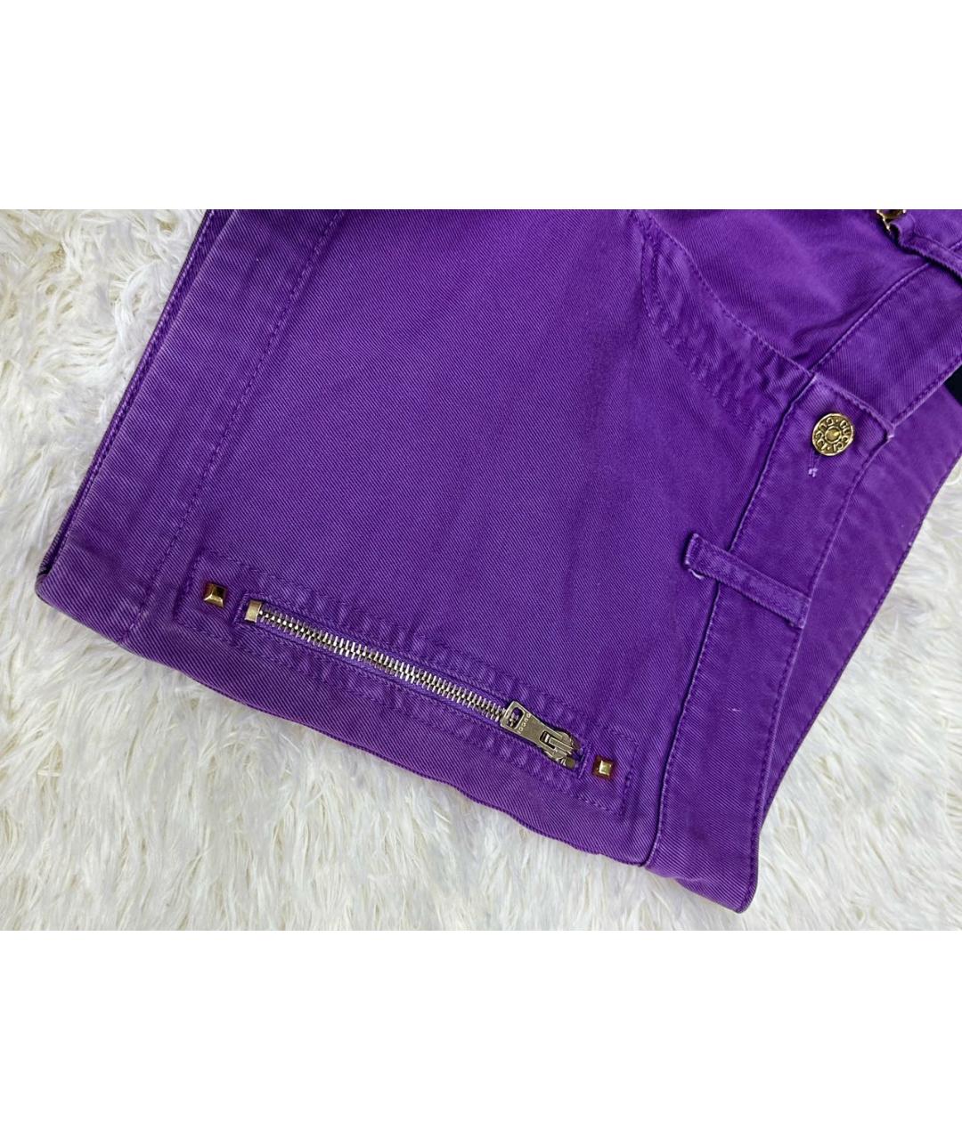 GUCCI Фиолетовые хлопковые шорты, фото 4