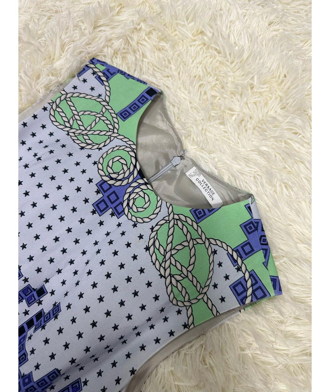 VERSACE COLLECTION Мульти повседневное платье, фото 3