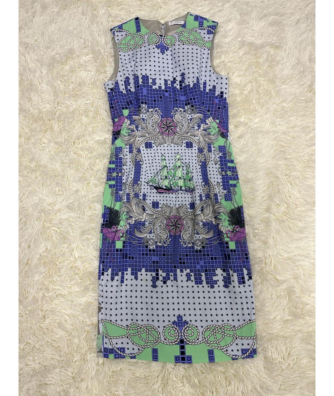 VERSACE COLLECTION Мульти повседневное платье, фото 6