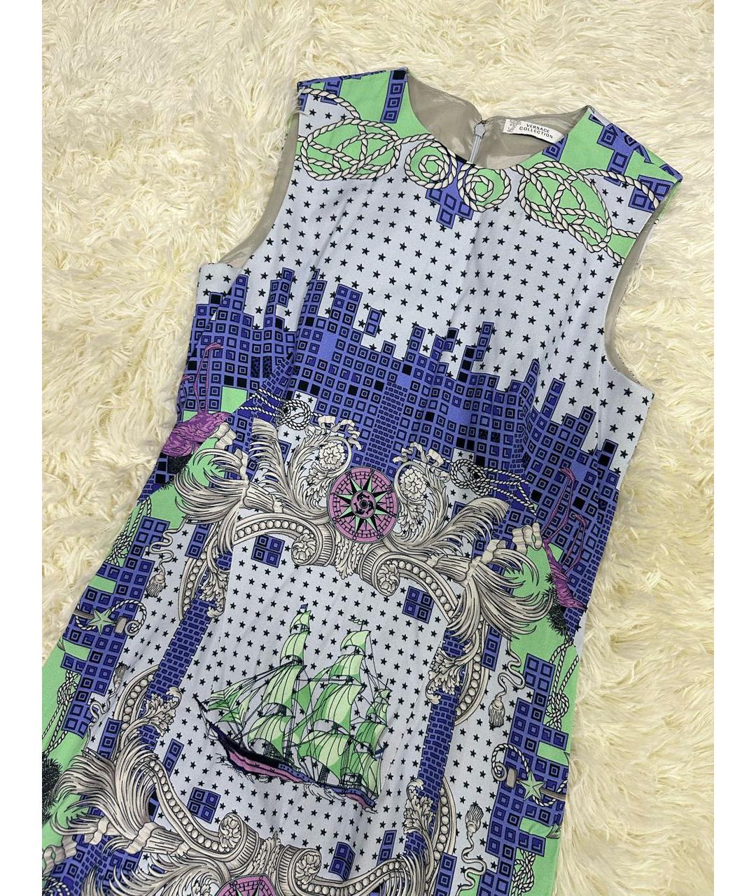 VERSACE COLLECTION Мульти повседневное платье, фото 2
