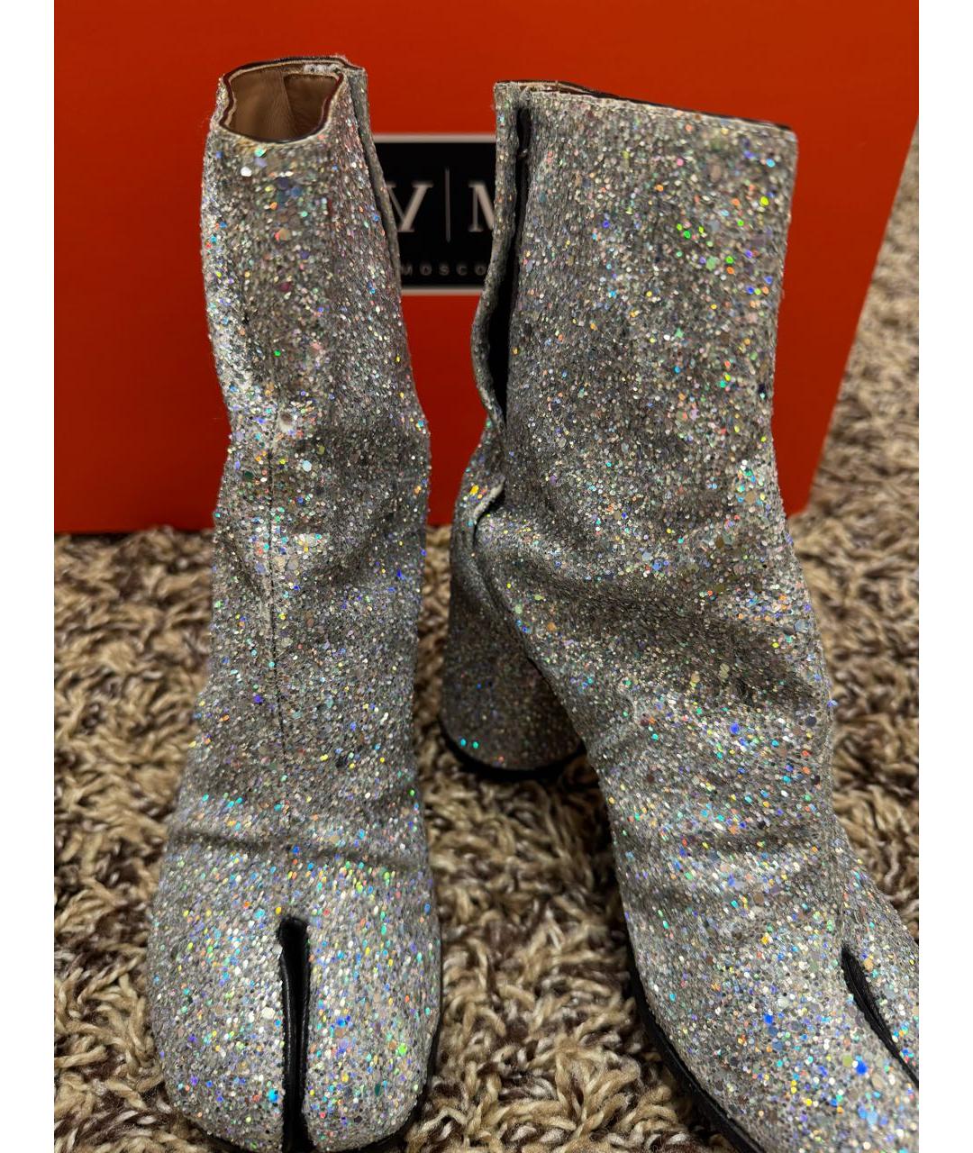 MAISON MARGIELA Серебряные ботинки, фото 6