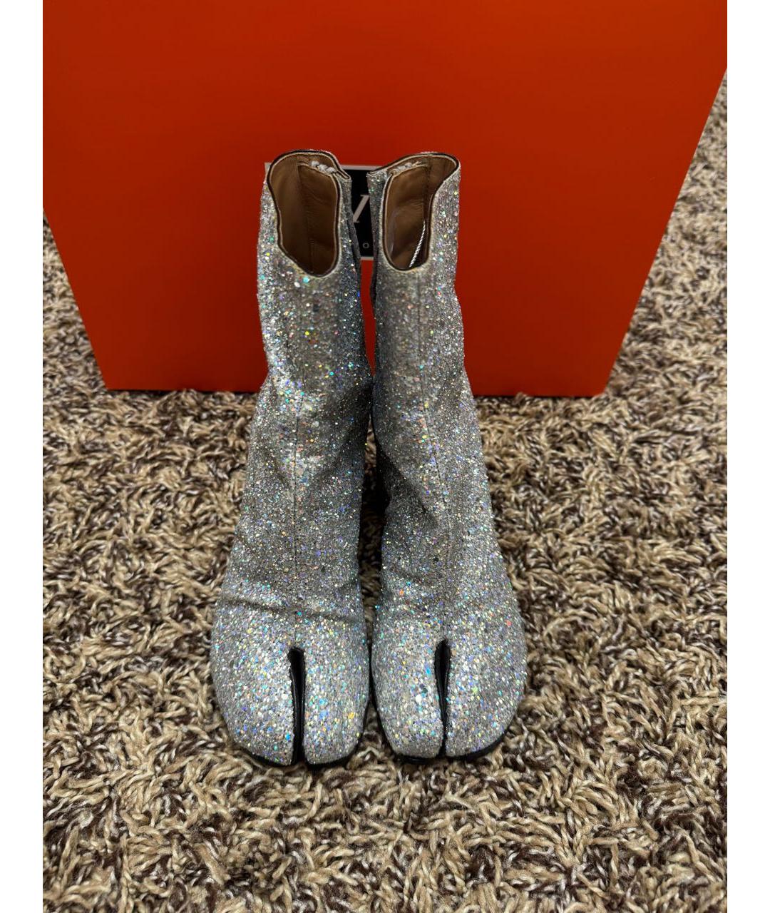 MAISON MARGIELA Серебряные ботинки, фото 4