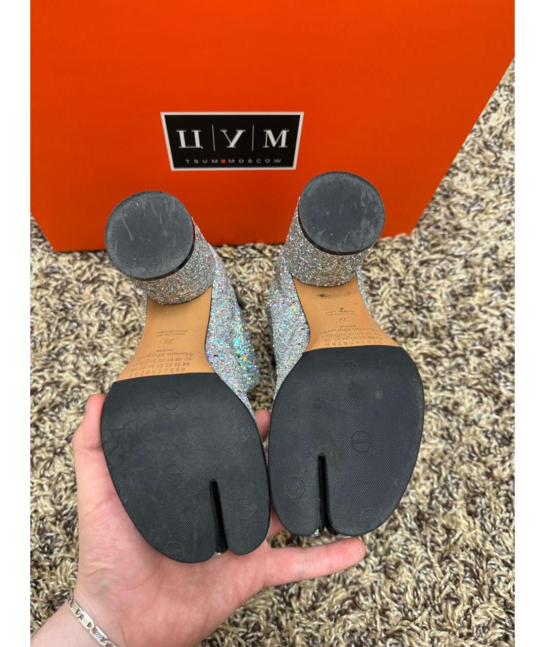 MAISON MARGIELA Серебряные ботинки, фото 7