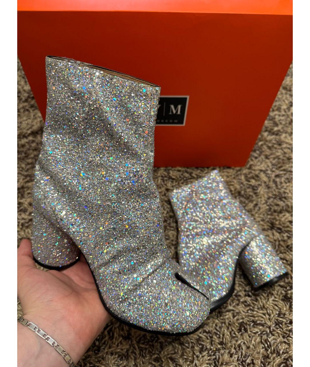 MAISON MARGIELA Серебряные ботинки, фото 2