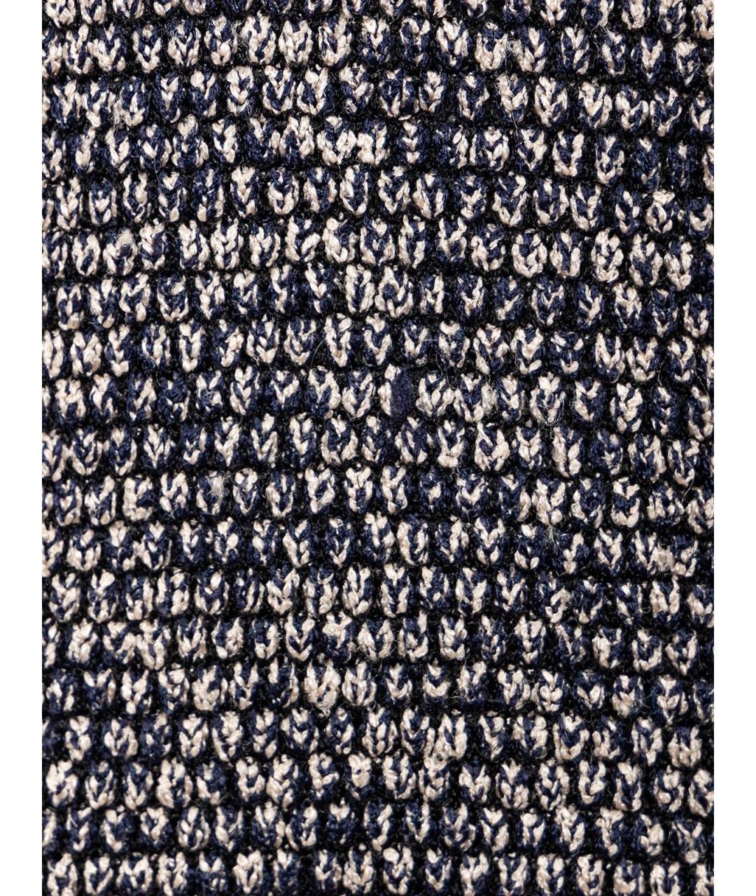 CHANEL Синее вискозное повседневное платье, фото 3