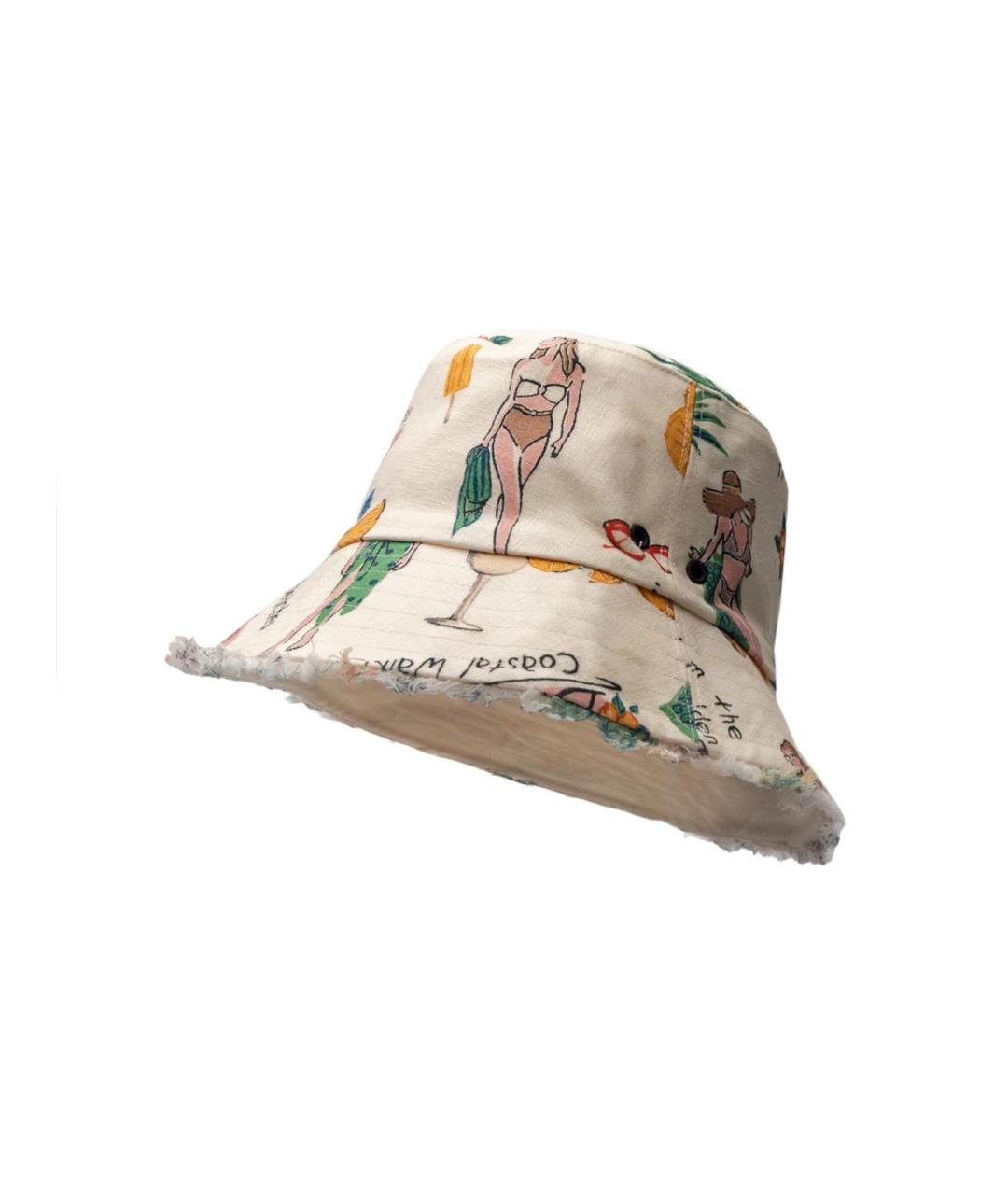 ZIMMERMANN Бежевая льняная панама, фото 1