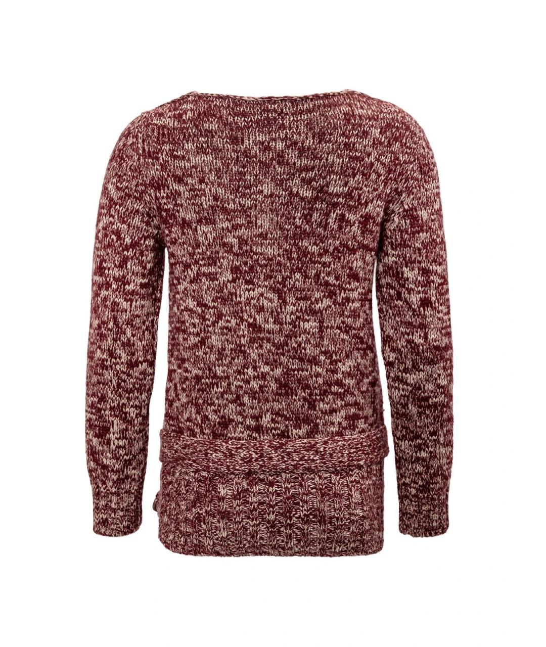 CHANEL Бордовый кашемировый джемпер / свитер, фото 2