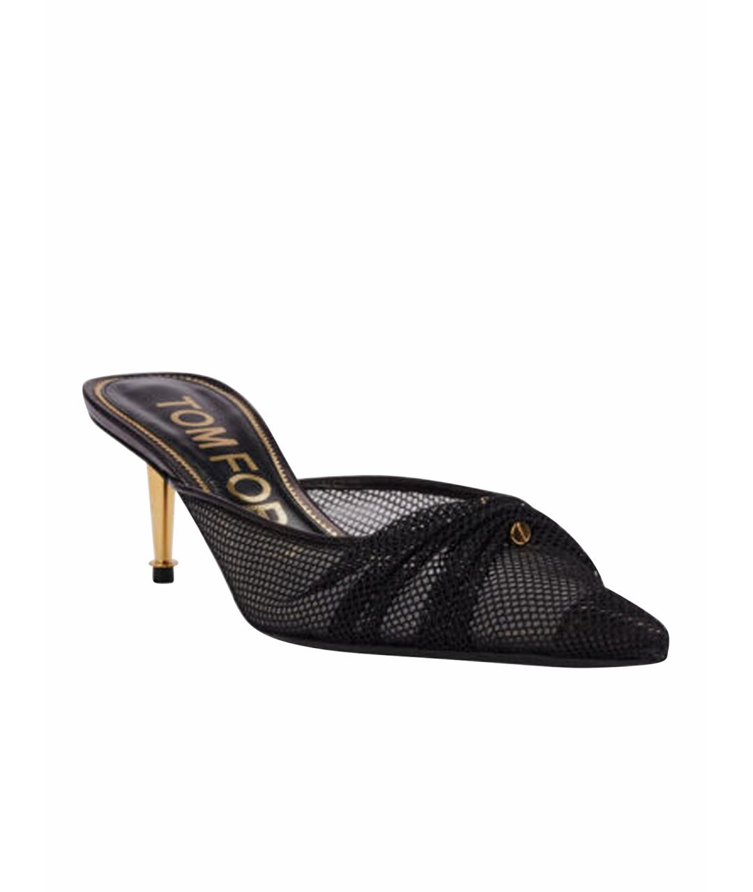 TOM FORD Черные босоножки, фото 1