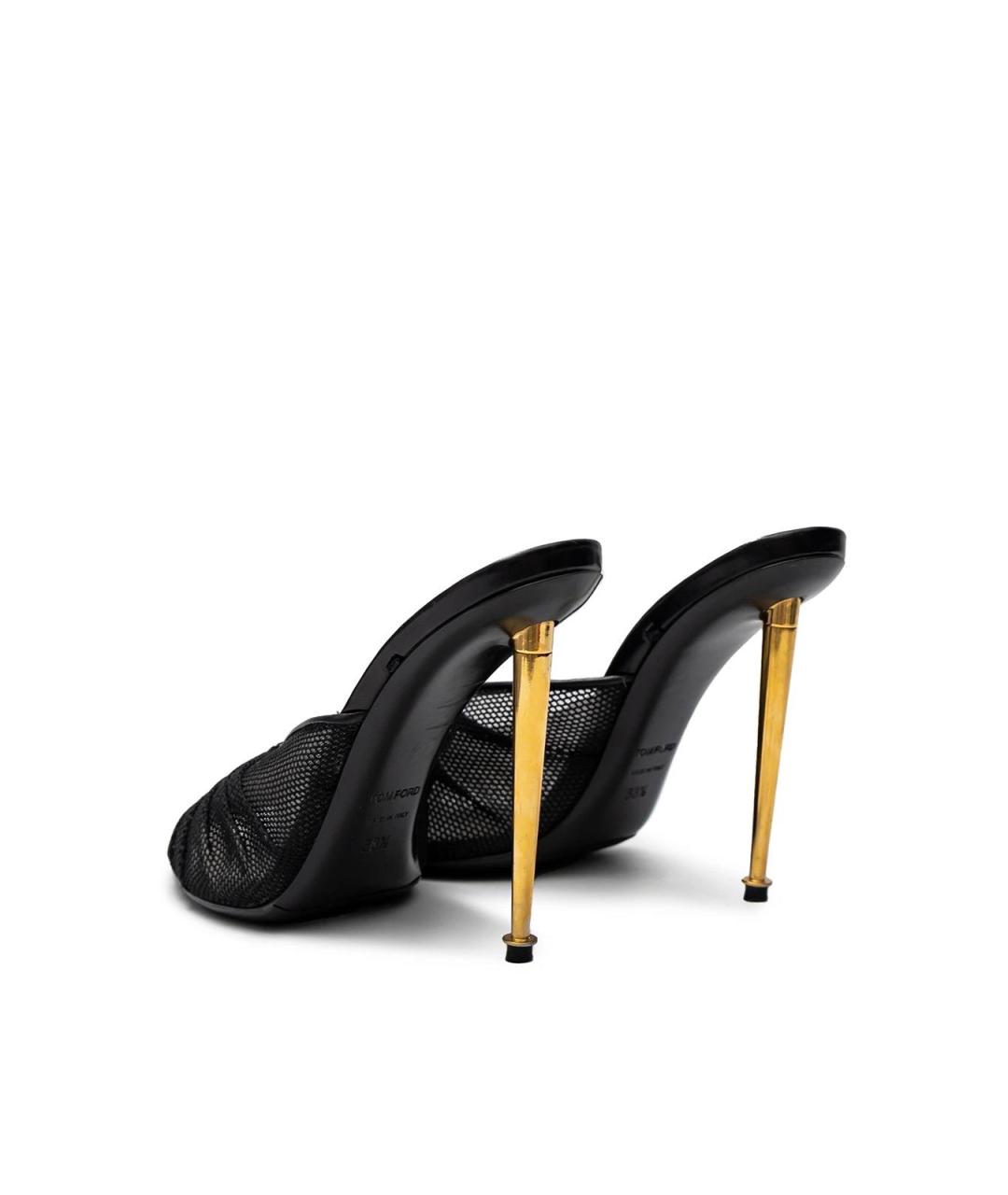 TOM FORD Черные босоножки, фото 3
