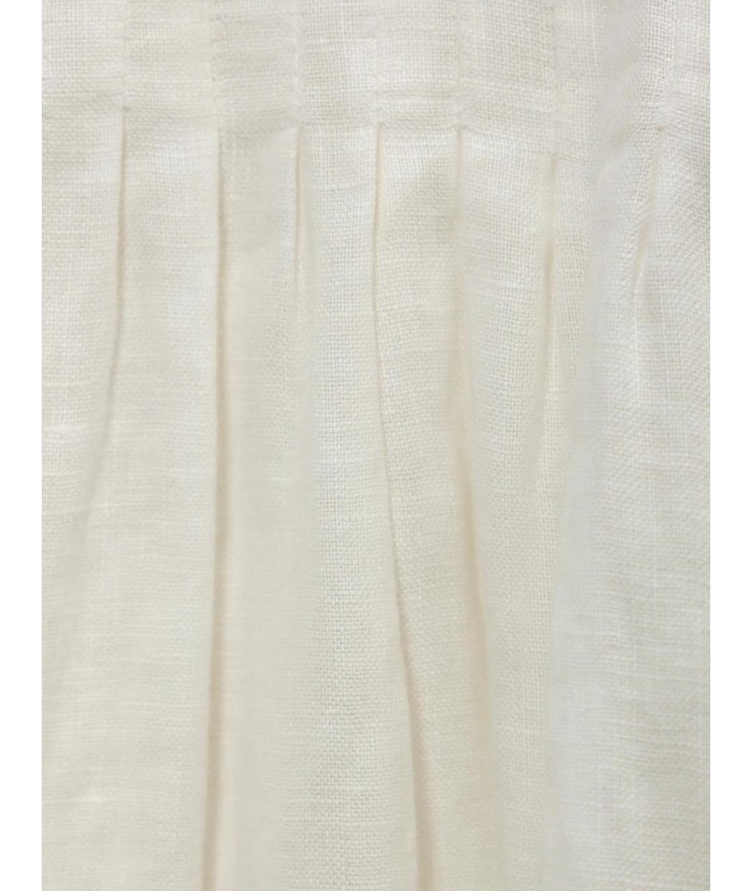 ZIMMERMANN Белый льняной сарафан, фото 3