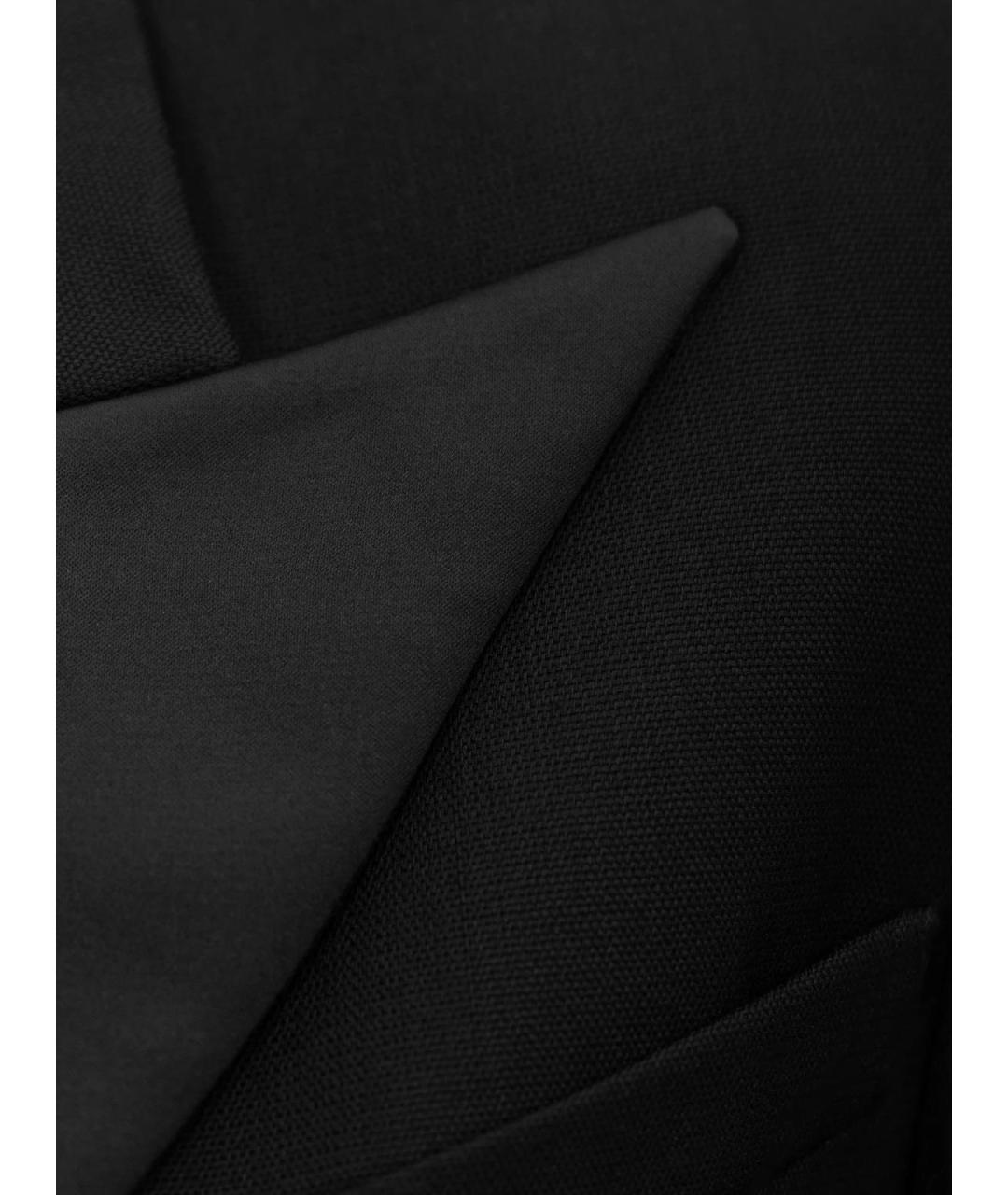 ALEXANDRE VAUTHIER Черное шерстяное повседневное платье, фото 3