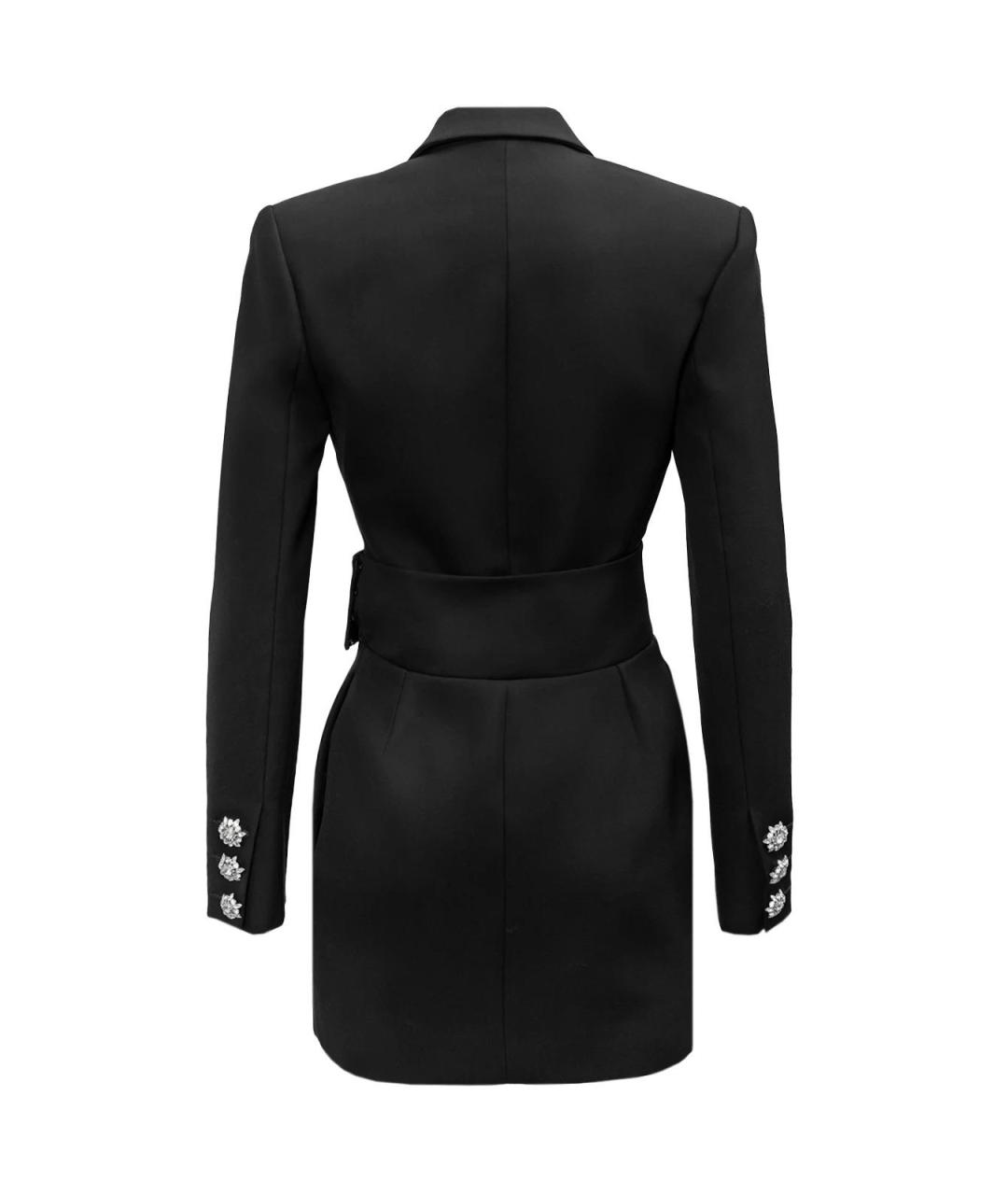 ALEXANDRE VAUTHIER Черное шерстяное повседневное платье, фото 2