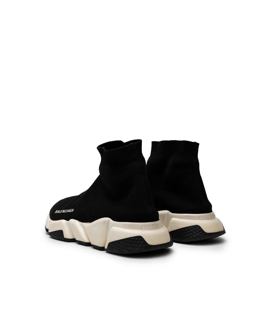 BALENCIAGA Черные текстильные кеды, фото 3