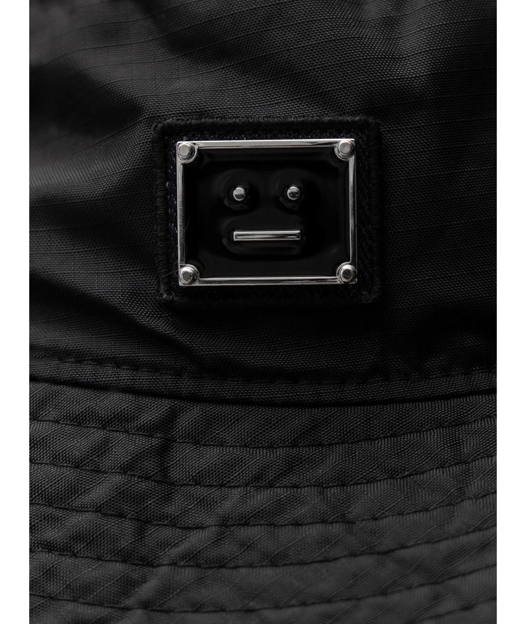 ACNE STUDIOS Черная синтетическая шляпа, фото 3