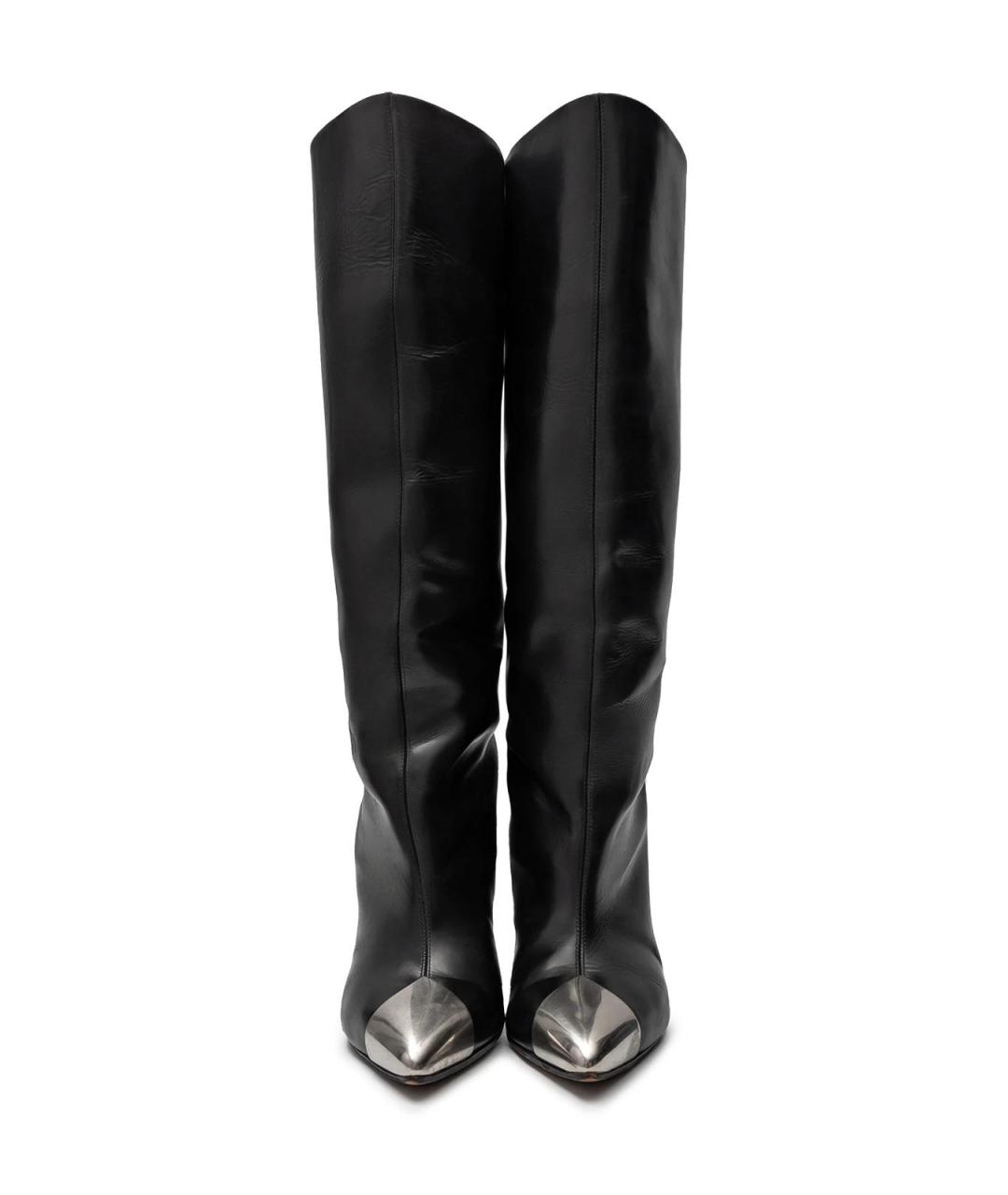 ISABEL MARANT Черные кожаные сапоги, фото 4