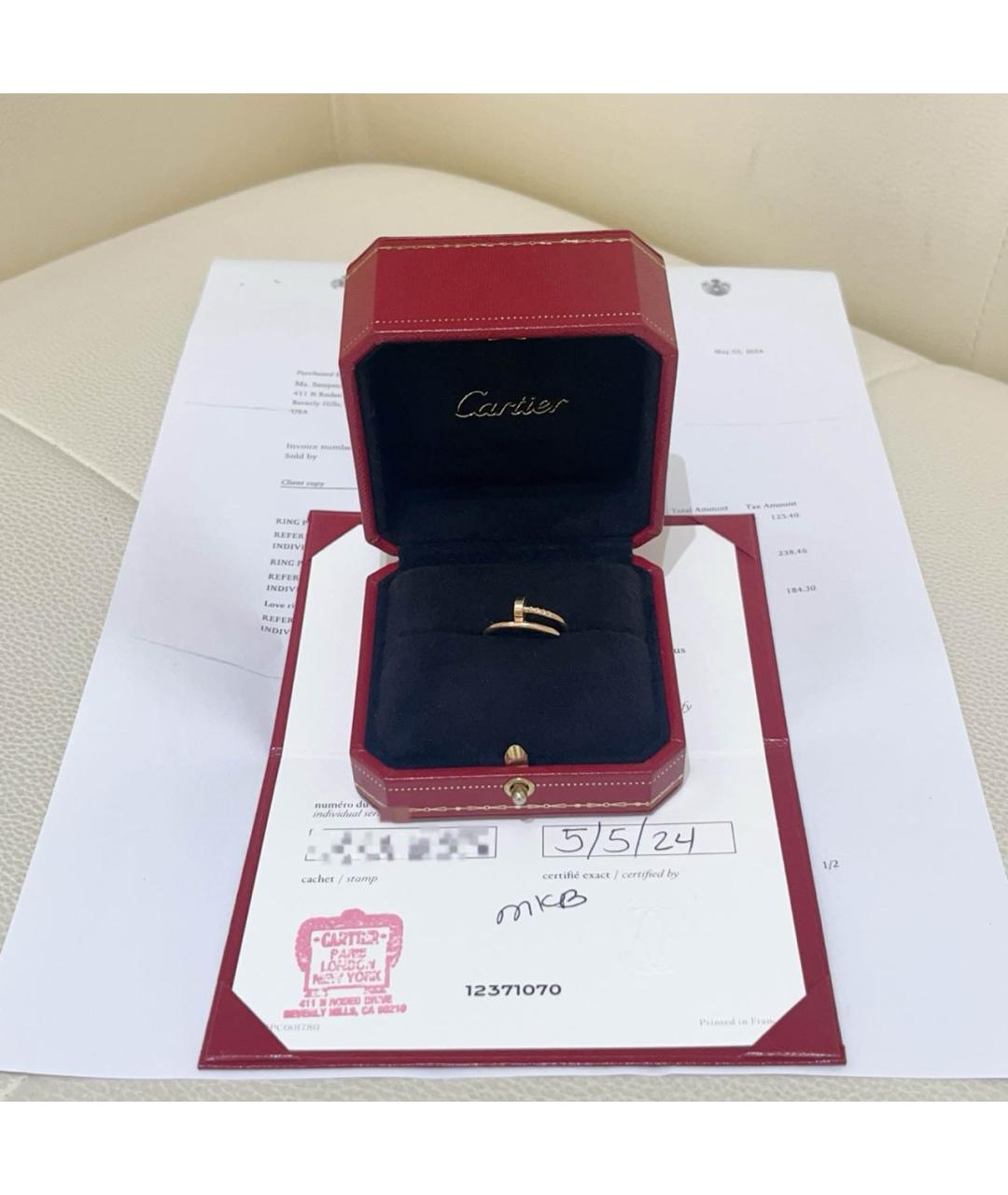 CARTIER Золотое кольцо из розового золота, фото 2