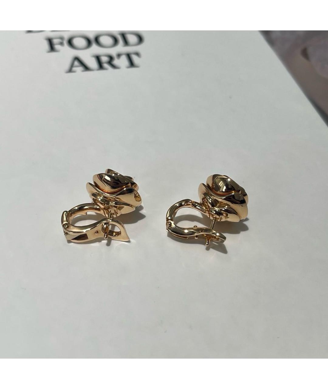 CHRISTIAN DIOR Золотые серьги из розового золота, фото 4