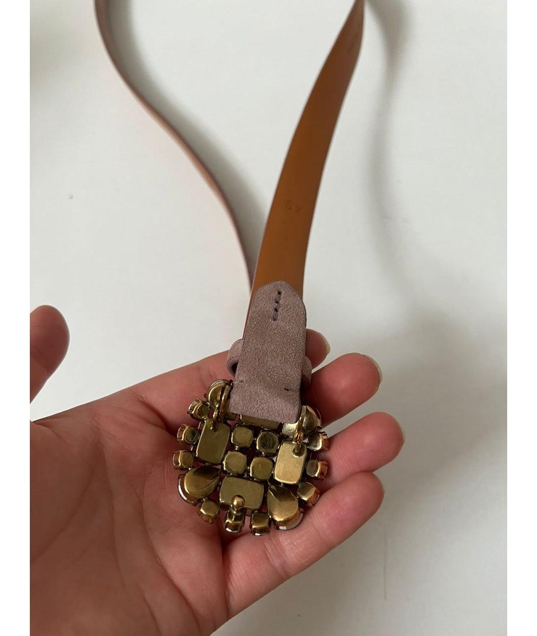 RALPH LAUREN Коричневый кожаный ремень, фото 7