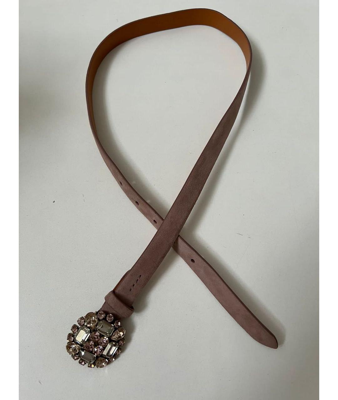 RALPH LAUREN Коричневый кожаный ремень, фото 9